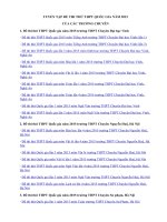 Tuyển tập đề thi thử THPT Quốc gia năm 2015 của các trường THPT Chuyên