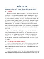 Tiểu luận pháp luật đại cương: QUYỀN SỞ HỮU