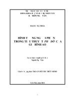 hình tượng người phụ nữ trong tiểu thuyết phế đô của giả bình ao 