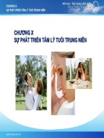 Sự Phát Triển Tâm Lý Tuổi Trung Niên