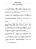 XÂY DỰNG HỆ THỐNG TIN HỌC QUẢN LÍ NHÂN SỰ CỦA NGÂN HÀNG CHÍNH SÁCH