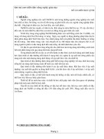 THIẾT kế hệ THỐNG cô đặc HAI nồi làm VIỆC LIÊN tục XUÔI CHIỀU cô đặc DUN 