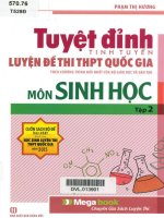 TUYỆT ĐỈNH TINH TUYỂN LUYỆN ĐỀ THI THPT QUỐC GIA SINH HỌC (TẬP 2)