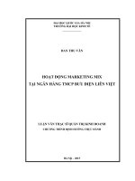 Hoạt động marketing mix tại ngân hàng TMCP bưu điện liên việt 