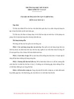 Hướng dẫn ôn tập và làm bài thi môn Luật Dân sự 1