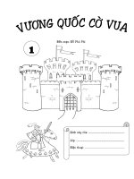 Vương quốc cờ vua. Tập 1- Cờ vua vỡ lòng - Đỗ Phú Phi