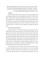 Một số giải pháp nâng cao chất lượng giảng dạy môn giáo dục thể chất trường đại học lao động   xã hội 