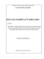 Khai thác và đánh giá khả năng ứng dụng của ảnh vệ tinh độ phân giải cao trên google map 