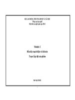 Module 2 đấu dây mạch điện và khí nén  Trạm lắp đặt sản phẩm