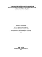 Auswirkung einer externen kühlung auf die
