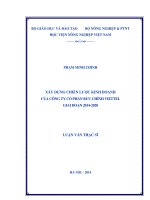 xây dựng chiến lược kinh doanh của công ty cổ phần bưu chính viettel giai đoạn 20142020