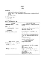 Giáo án toán 1 chương 1 bài 10 số 6 3 