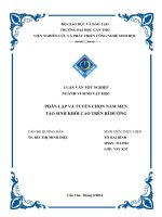 phân lập và tuyển chọn nấm men tạo sinh khối cao trên rỉ đường