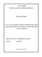 các giải pháp về trị giá tính thuế hàng nhập khẩu thương mại tại cục hải quan thành phố hồ chí minh 