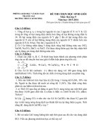 Đề thi hóa 9 và đáp án học sinh giỏi năm học 2015 2016 tham khảo bồi dưỡng (2) 