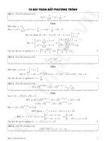 15 bài toán bất phương trình boxmath