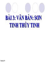 Bài giảng ngữ văn 6 bài 3 sơn tinh, thủy tinh8 