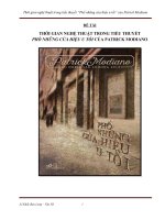 Thời gian nghệ thuật trong phố những cửa hiệu u tối