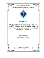 ứng dụng hệ thống tích hợp chẩn đoán và khuyến cáo(dris) trong đánh giá tình trạng cung cấp npk cho cây mía trên đất phù sa ở cù lao dung – sóc trăng
