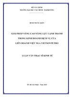 giải pháp nâng cao năng lực cạnh tranh trong kinh doanh dịch vụ của liên doanh việt nga vietsovpetro 