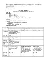 Đề thi và đáp án môn sinh học lớp 9 tham khảo bồi dưỡng 2015 (22) 