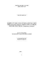 nghiên cứu khả năng sử dụng giáp xác chân chèo apocyclops dengizicus trong ương ấu trùng tôm thẻ chân trắng “litopenaeus vannamei”
