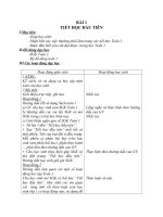 Giáo án toán 1 chương 1 bài 1 tiết học đầu tiên 4