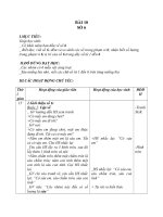 Giáo án toán 1 chương 1 bài 10 số 6 