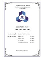 mô phỏng hoạt động của mạch điện tử bằng phần mềm proteus 8