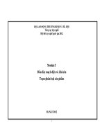 Module 5 đấu dây mạch điện và khí nén  Trạm phân loại sản phẩm