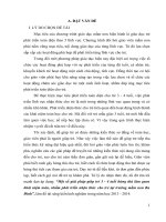 skkn Một số giải pháp giúp trẻ 3  4 tuổi hứng thú làm quen khái niệm toán, nhằm phát triển nhận thức cho trẻ tại trường mầm non Ba Đình