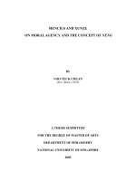 Mencius and xunzi on moral agency and the concept of neng