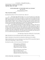 Đề thi thử THPT Quốc gia môn Văn năm 2015 trường THPT Tây Ninh, Tây Ninh