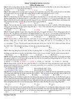 Bài tập sóng cơ mức độ nâng cao