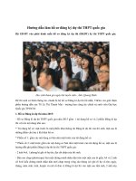 Hướng dẫn làm hồ sơ đăng ký dự thi THPT Quốc gia