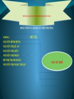 Bài thuyết trình sắc ký khí