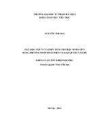 Dạy học chu vi và diện tích cho học sinh lớp 5 bằng phương pháp phát hiện và giải quyết vấn đề 