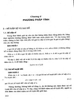 Giáo trình toán ứng dụng trong tin học   chương 6phương pháp tính