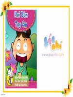 Bài giảng tiếng việt 3 tuần 1 bài tập đọc   hai bàn tay em 3