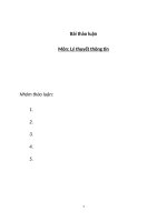Bài thảo luận phương pháp mã hóa shannon – fano và phương pháp huffman