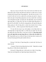 Hoạt động thanh toán xuất nhập khẩu tại ngân hàng Đầu tư và Phát triển chi nhánh TâyHồ