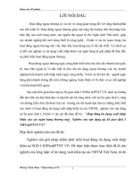 Hoạt động tín dụng xuất nhập khẩu của các ngân hàng thương mại Nghiên cứu vận dụng tại Sở giao dịch INHNo&PTNT VN