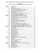 thuyết minh thiết kế thi công hồ Ông Lành