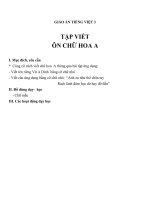 Giáo án tiếng việt 3 tuần 1 bài tập viết   ôn chữ hoa a 6