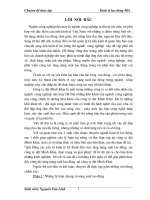 Ảnh hưởng các yếu tố kinh tế kỹ thuật đến việc tăng năng suất lao động  tại công ty dệt Minh Khai, thực trạng và giải pháp