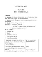 Giáo án tiếng việt 3 tuần 1 bài tập viết   ôn chữ hoa a 4