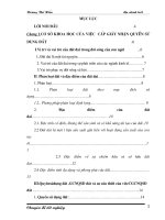 Thực trạng công tác cấp giấy nhận quyền sử dụng đất địa bàn Thành Phố Hải Dương