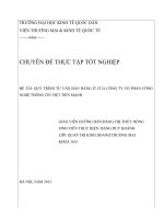 QUY TRÌNH TƯ VẤN BÁN HÀNG IT CỦA CÔNG TY CỔ PHẦN CÔNG NGHỆ THÔNG TIN VIỆT TIẾN MẠNH