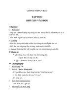 Giáo án tiếng việt 3 tuần 1 bài tập đọc   đơn xin vào đội