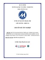 một số giải pháp hoàn thiện quy trình xuất nhập khẩu hàng hóa bằng đường hàng không tại xí nghiệp giao nhận vận tải quốc tế tiêu điểm sotrans focus